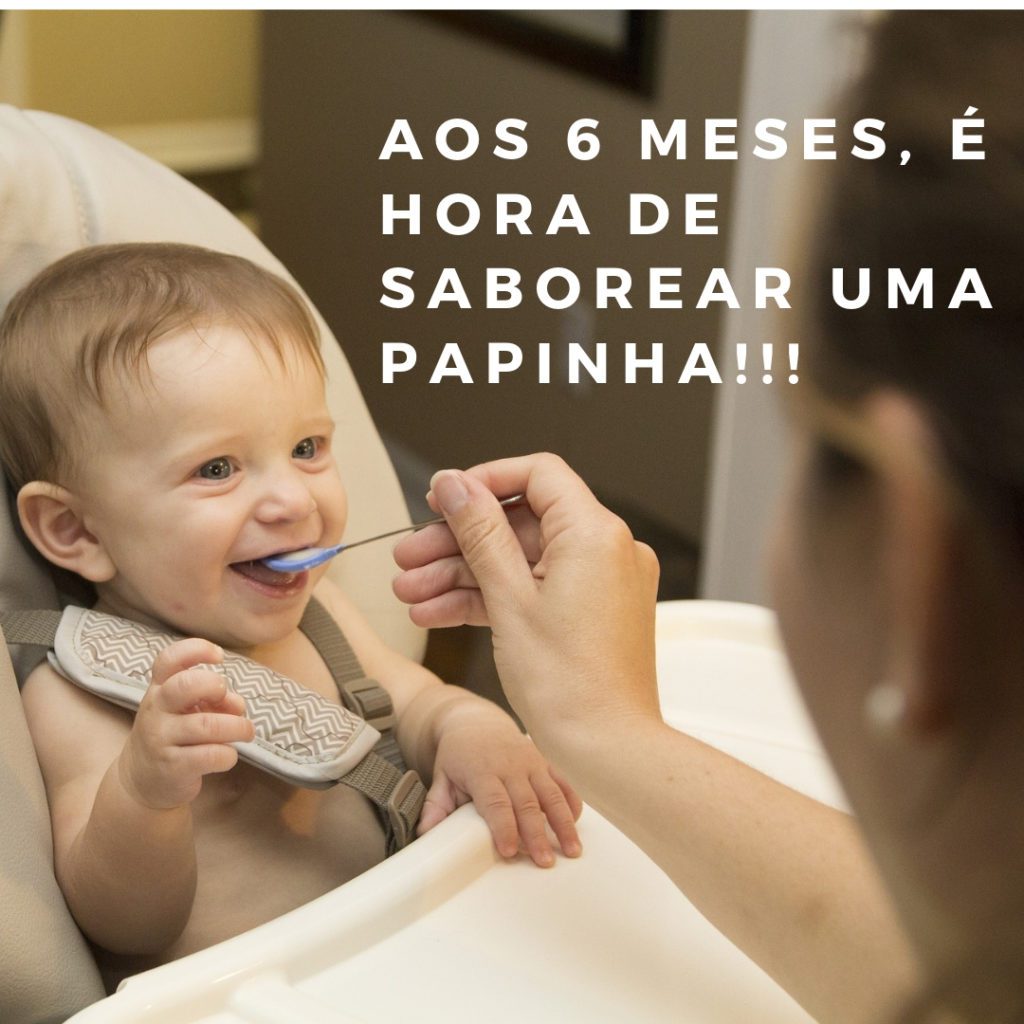 Chegou a hora de saborear uma papinha!