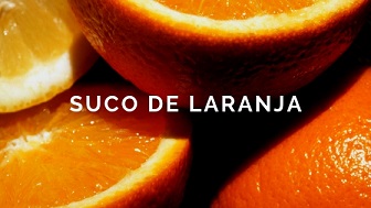 Suco de laranja para fazer papinha para bebê